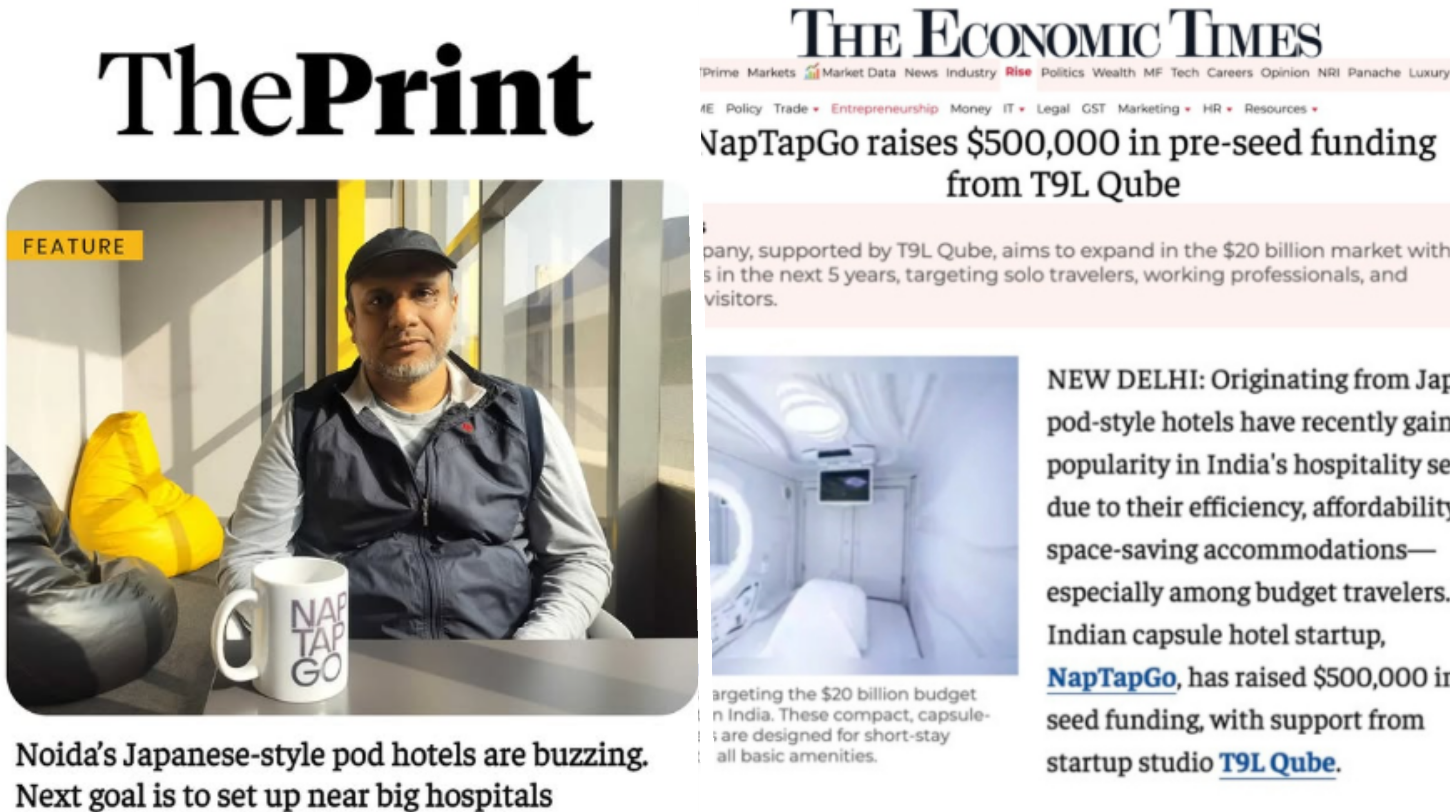 NapTapGo Pod Hotel in Noida