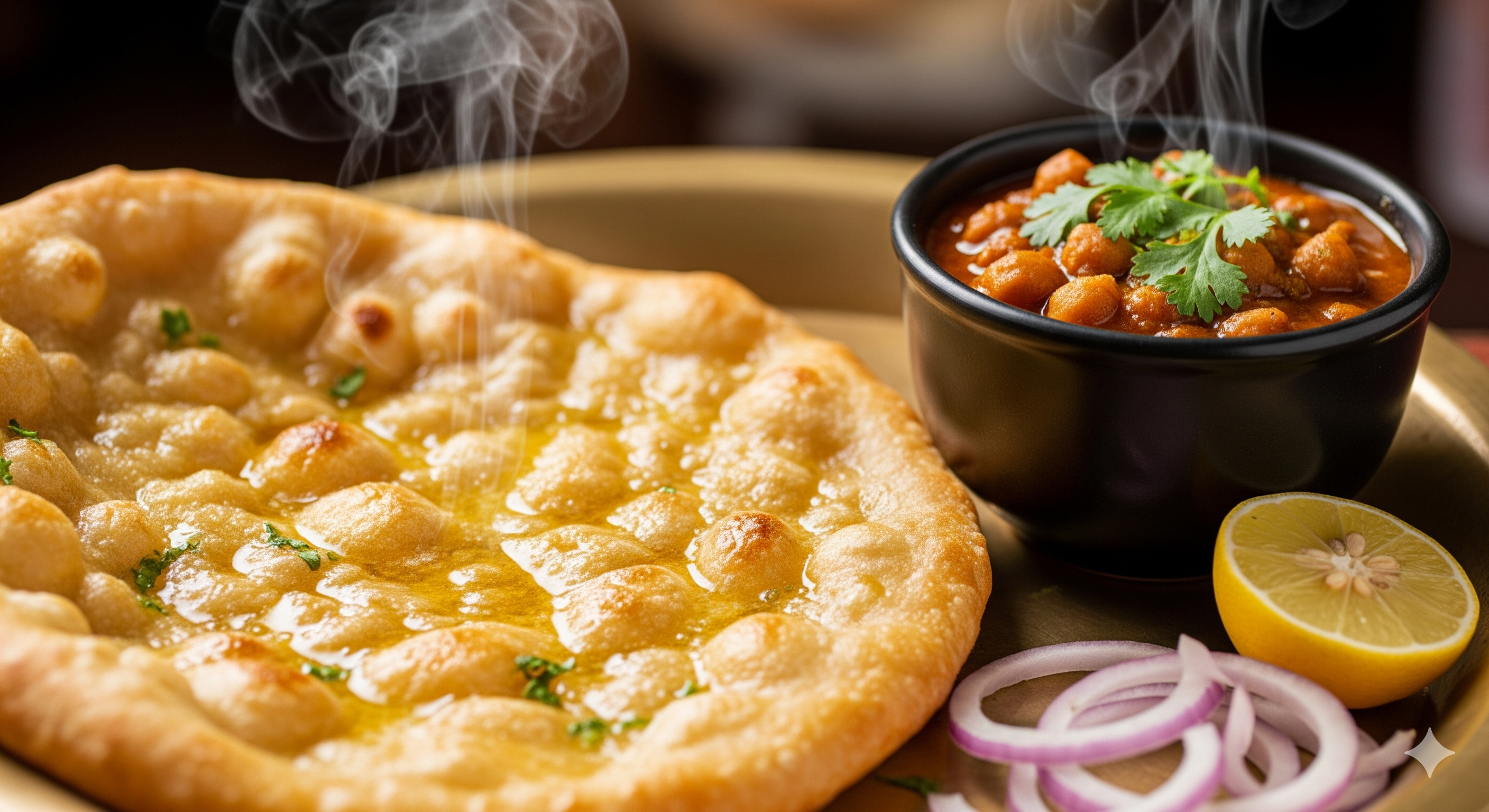 A spread of delicious Amritsari food