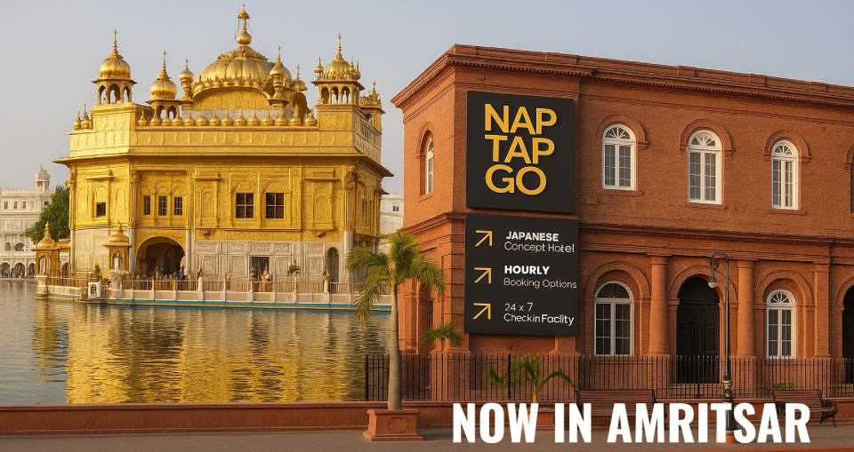 The Golden Temple at sunrise in Amritsar