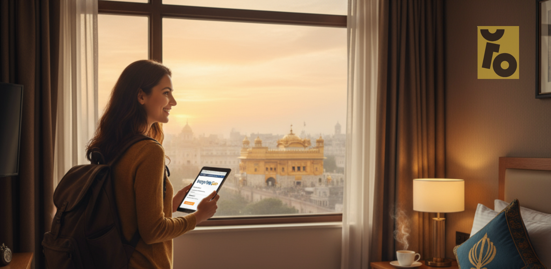 A solo traveler enjoying a stay at a capsule hotel